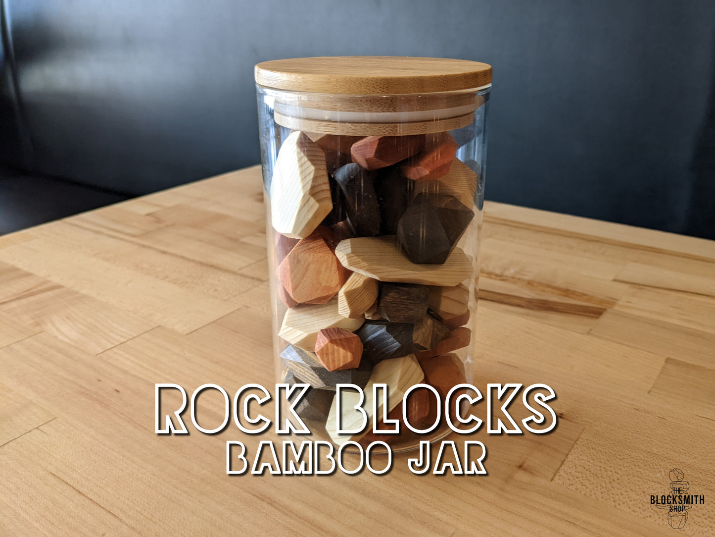Bamboo Jar | Rock Blocks | ~40 Pieces